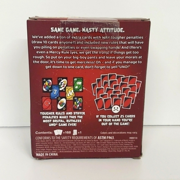 Mattel UNO Show No Mercy Card Game - Picture 2 of 4